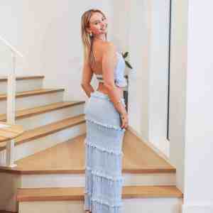 The Caribbean Skirt - Blue ( Sold As Set )