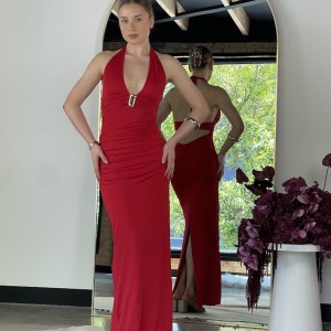 The Milan Dress - Red