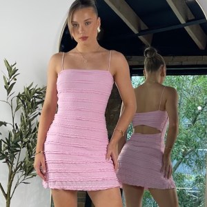 The Caribbean Mini Dress - Pink